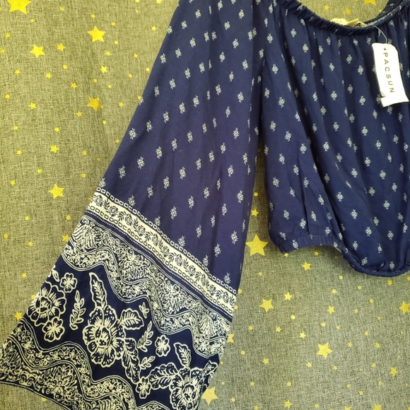 NWT Boho Belly Shirt - Picture 2 of 5